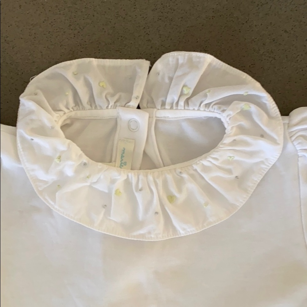 MARIE CHANTAL BABY BODYSUIT RUFFLE NECK - Picture 2 of 5